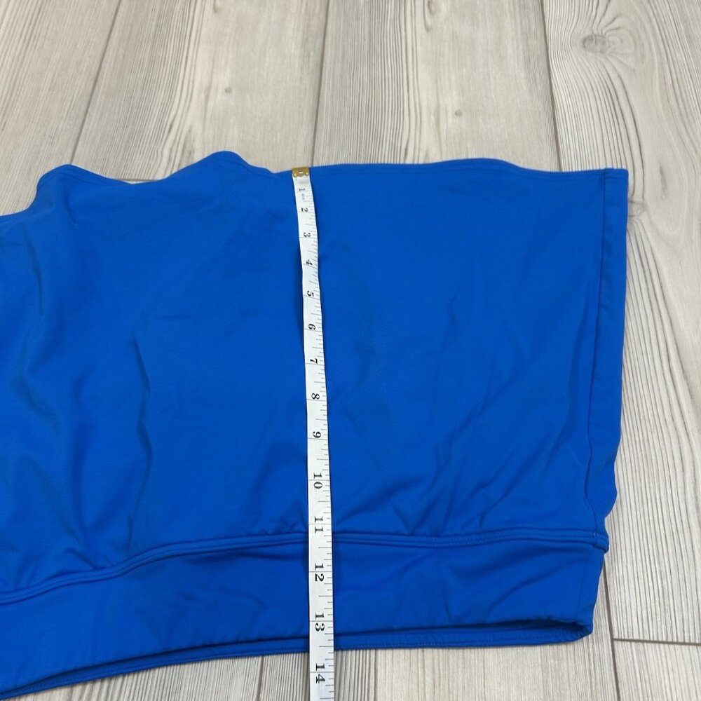 Lands' End Women's Chlorine Resistant Mini Swimwear Skirt Bottoms Blue 16W - Picture 8 of 8